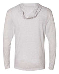 Next Level 6021 Unisex Triblend Hooded Long Sleeve Pullover T-Shirt - Heather White - back