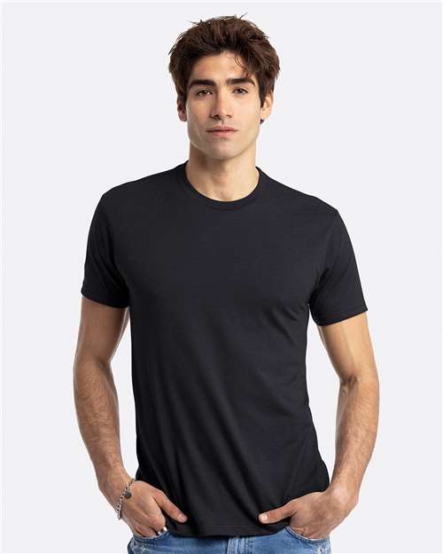 Next Level 6210 CVC T-Shirt - Black - model front