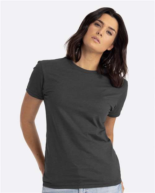Next Level 6210 CVC T-Shirt - Charcoal - model front