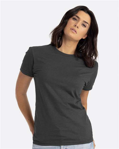 Next Level 6210 CVC T-Shirt - Charcoal - model front