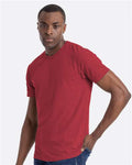 Next Level 6210 CVC T-Shirt - Cardinal - model side