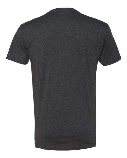 Next Level 6240 Men's CVC V-Neck T-Shirt - Charcoal - back