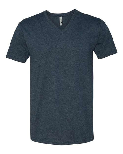 Next Level 6240 Men's CVC V-Neck T-Shirt - Midnight Navy - front