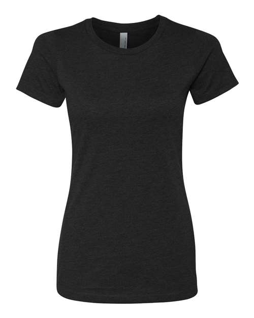 Next Level 6610 Women’s CVC T-Shirt - Black - front