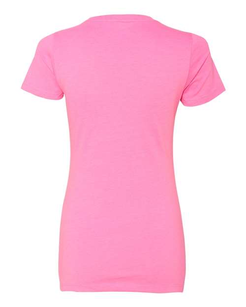 Next Level 6610 Women’s CVC T-Shirt - Hot Pink - back