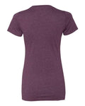 Next Level 6610 Women’s CVC T-Shirt - Plum - back