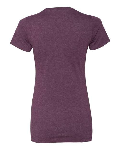 Next Level 6610 Women’s CVC T-Shirt - Plum - back