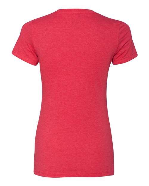 Next Level 6610 Women’s CVC T-Shirt - Red - back