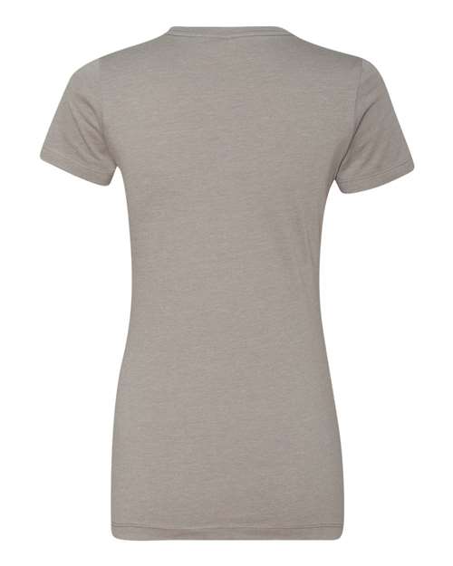 Next Level 6610 Women’s CVC T-Shirt - Stone Grey - back