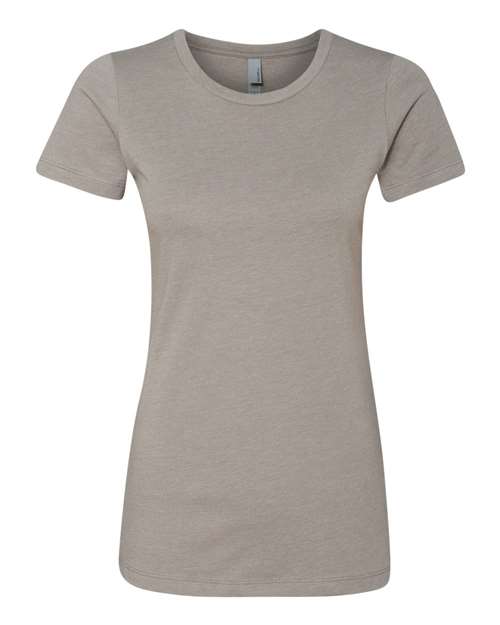Next Level 6610 Women’s CVC T-Shirt - Stone Grey - front