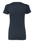 Next Level 6640 Women’s CVC Deep V-Neck T-Shirt - Midnight Navy - back
