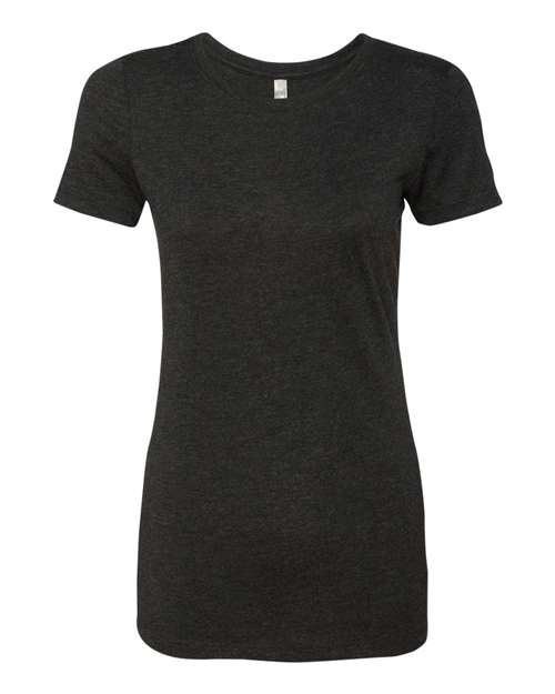 Next Level 6710 Women’s Triblend T-Shirt - Vintage Black - front