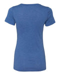 Next Level 6710 Women’s Triblend T-Shirt - Vintage Royal - back