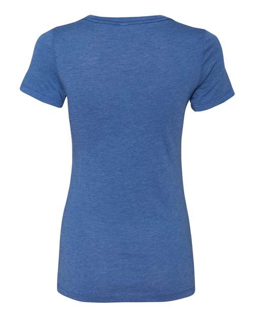 Next Level 6710 Women’s Triblend T-Shirt - Vintage Royal - back