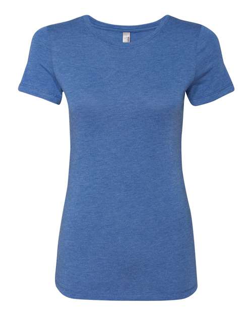 Next Level 6710 Women’s Triblend T-Shirt - Vintage Royal - front