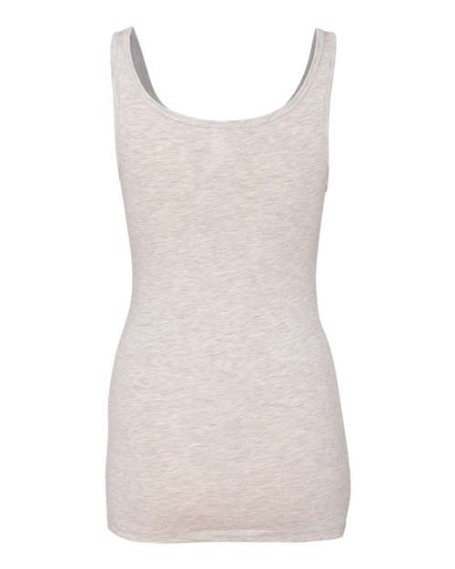 Next Level 3533 Women’s Spandex Jersey Tank - Light Heather Grey - back