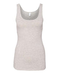 Next Level 3533 Women’s Spandex Jersey Tank - Light Heather Grey - front