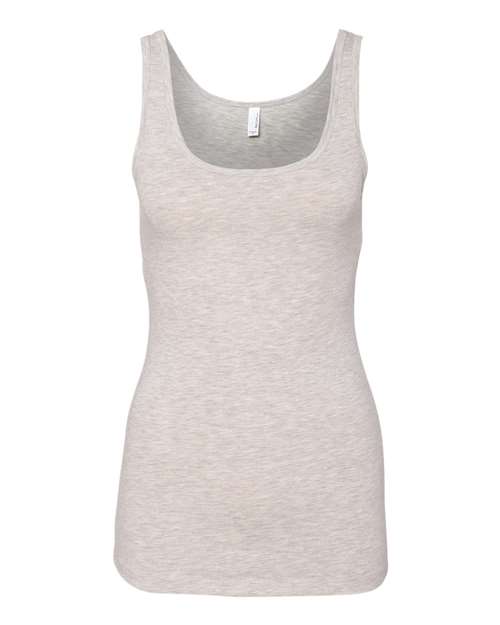 Next Level 3533 Women’s Spandex Jersey Tank - Light Heather Grey - front
