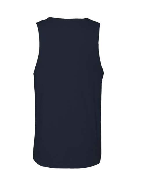 Next Level 3633 Men's Cotton Muscle Tank - Midnight Navy - back