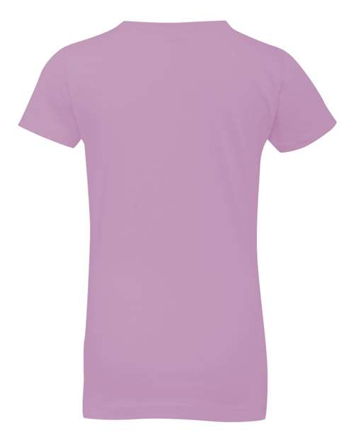 Next Level 3710 Girls’ Cotton Princess T-Shirt - Lilac - back