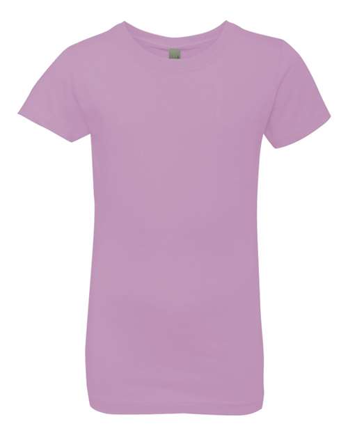 Next Level 3710 Girls’ Cotton Princess T-Shirt - Lilac - front