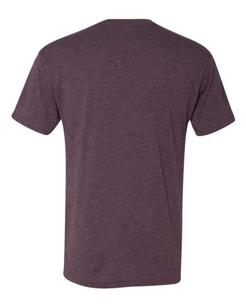 Next Level 6010 Triblend T-Shirt - Vintage Purple - back