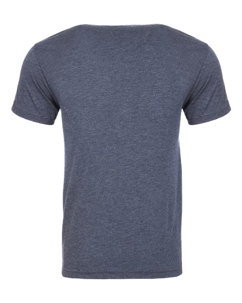 Next Level 6010 Triblend T-Shirt - Vintage Navy - back