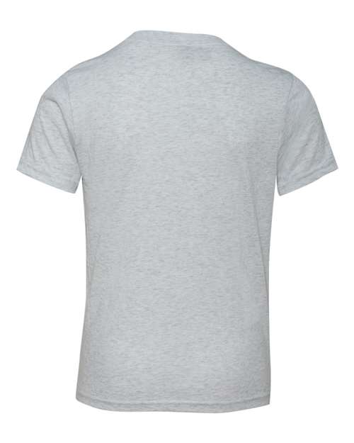 Next Level 6310 Youth Triblend T-Shirt - Heather White - back
