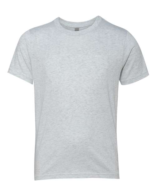 Next Level 6310 Youth Triblend T-Shirt - Heather White - front
