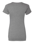 Next Level 6610 Women’s CVC T-Shirt - Dark Heather Grey - back