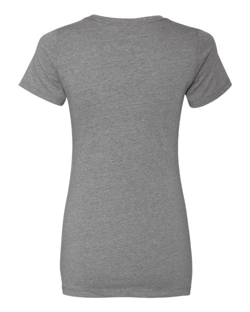 Next Level 6610 Women’s CVC T-Shirt - Dark Heather Grey - back