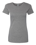 Next Level 6610 Women’s CVC T-Shirt - Dark Heather Grey - front