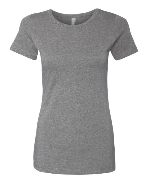 Next Level 6610 Women’s CVC T-Shirt - Dark Heather Grey - front