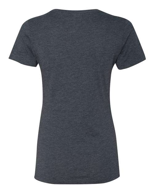 Next Level 6710 Women’s Triblend T-Shirt - Vintage Navy - back