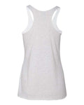 Next Level 6733 Women’s Triblend Racerback Tank - Heather White - back