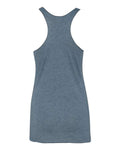 Next Level 6733 Women’s Triblend Racerback Tank - Indigo - back