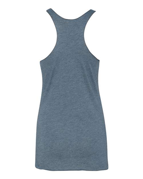 Next Level 6733 Women’s Triblend Racerback Tank - Indigo - back