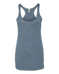 Next Level 6733 Women’s Triblend Racerback Tank - Indigo - front