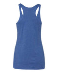Next Level 6733 Women’s Triblend Racerback Tank - Vintage Royal - back