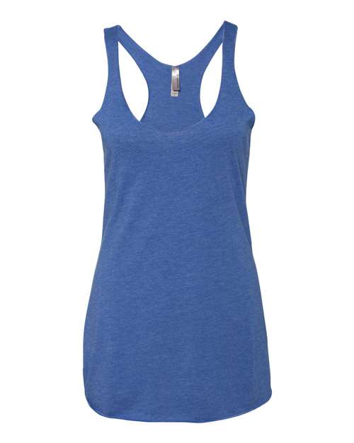 Next Level 6733 Women’s Triblend Racerback Tank - Vintage Royal - front