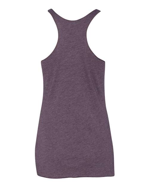 Next Level 6733 Women’s Triblend Racerback Tank - Vintage Purple - back