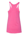 Next Level 6733 Women’s Triblend Racerback Tank - Vintage Pink - back