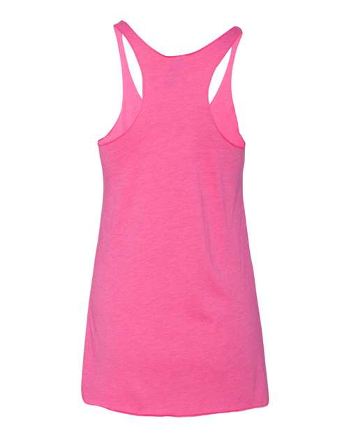 Next Level 6733 Women’s Triblend Racerback Tank - Vintage Pink - back