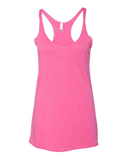 Next Level 6733 Women’s Triblend Racerback Tank - Vintage Pink - front