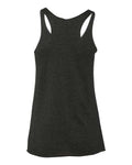 Next Level 6733 Women’s Triblend Racerback Tank - Vintage Black - back