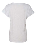 Next Level 6760 Women’s Triblend Dolman T-Shirt - Heather White - back
