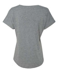 Next Level 6760 Women’s Triblend Dolman T-Shirt - Premium Heather - back