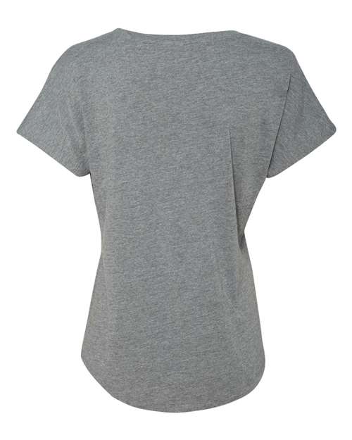 Next Level 6760 Women’s Triblend Dolman T-Shirt - Premium Heather - back