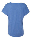 Next Level 6760 Women’s Triblend Dolman T-Shirt - Vintage Royal - back