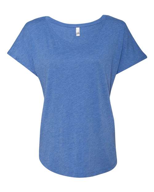 Next Level 6760 Women’s Triblend Dolman T-Shirt - Vintage Royal - front